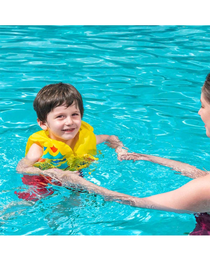 Giubbotto Salvagente Gonfiabile Bestway Giallo Granchio 41 x 30 cm 3-6 anni (1 Unità)