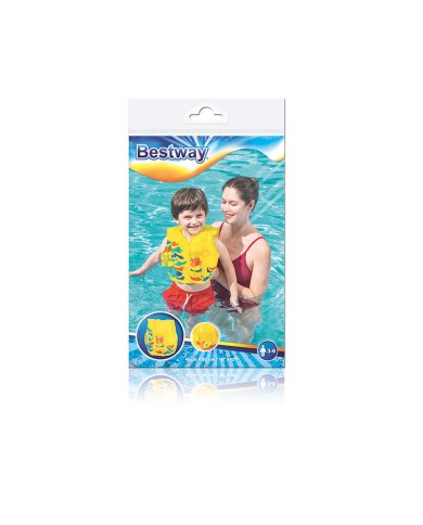 Giubbotto Salvagente Gonfiabile Bestway Giallo Granchio 41 x 30 cm 3-6 anni (1 Unità)