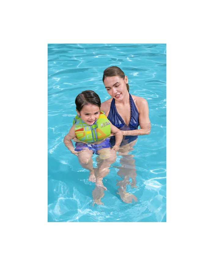 Bestway Tavola da Nuoto Stampata Bambini Colori Assortiti 42x32x3,5 cm +3-6 Anni Spiaggia e Piscina 32155