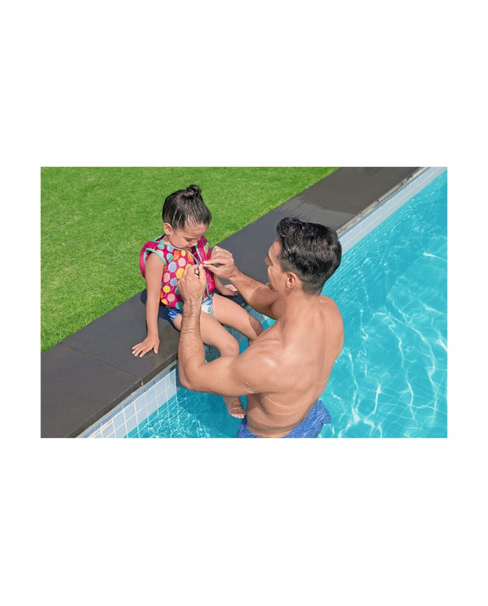 Bestway Tavola da Nuoto Stampata Bambini Colori Assortiti 42x32x3,5 cm +3-6 Anni Spiaggia e Piscina 32155