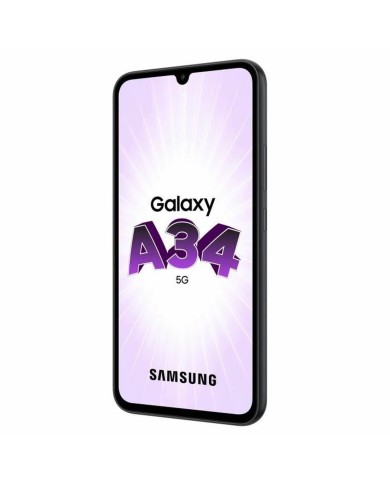 Smartphone Samsung A34 5G 6,6" 6 GB RAM 128 GB Nero Grigio Acciaio Smartphone Samsung A34 5G 6,6" 6 GB RAM 128 GB Nero Grigio Acciaio
