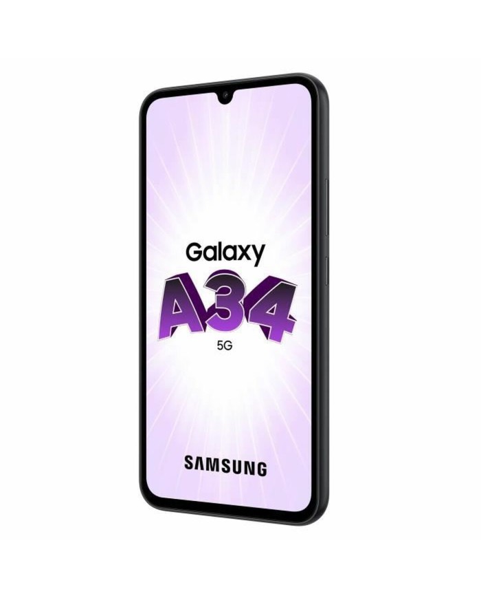 Smartphone Samsung A34 5G 6,6" 6 GB RAM 128 GB Nero Grigio Acciaio Smartphone Samsung A34 5G 6,6" 6 GB RAM 128 GB Nero Grigio Acciaio