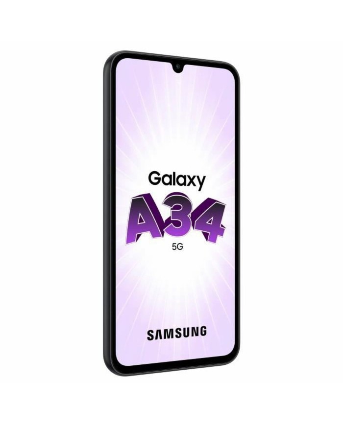 Smartphone Samsung A34 5G 6,6" 6 GB RAM 128 GB Nero Grigio Acciaio Smartphone Samsung A34 5G 6,6" 6 GB RAM 128 GB Nero Grigio Acciaio