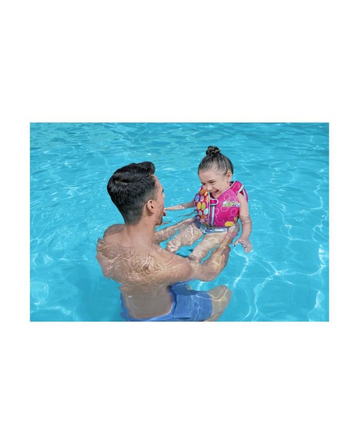 Bestway Tavola da Nuoto Stampata Bambini Colori Assortiti 42x32x3,5 cm +3-6 Anni Spiaggia e Piscina 32155
