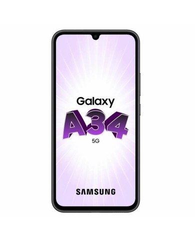 Smartphone Samsung A34 5G 6,6" 6 GB RAM 128 GB Nero Grigio Acciaio Smartphone Samsung A34 5G 6,6" 6 GB RAM 128 GB Nero Grigio Acciaio