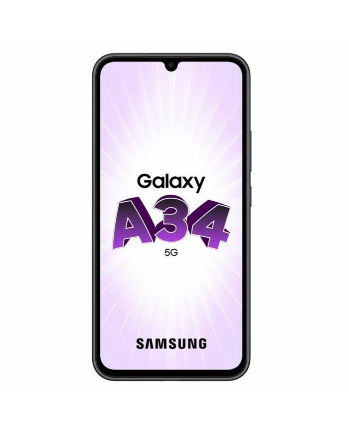 Smartphone Samsung A34 5G 6,6" 6 GB RAM 128 GB Nero Grigio Acciaio Smartphone Samsung A34 5G 6,6" 6 GB RAM 128 GB Nero Grigio Acciaio