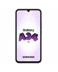 Smartphone Samsung A34 5G 6,6" 6 GB RAM 128 GB Nero Grigio Acciaio Smartphone Samsung A34 5G 6,6" 6 GB RAM 128 GB Nero Grigio Acciaio