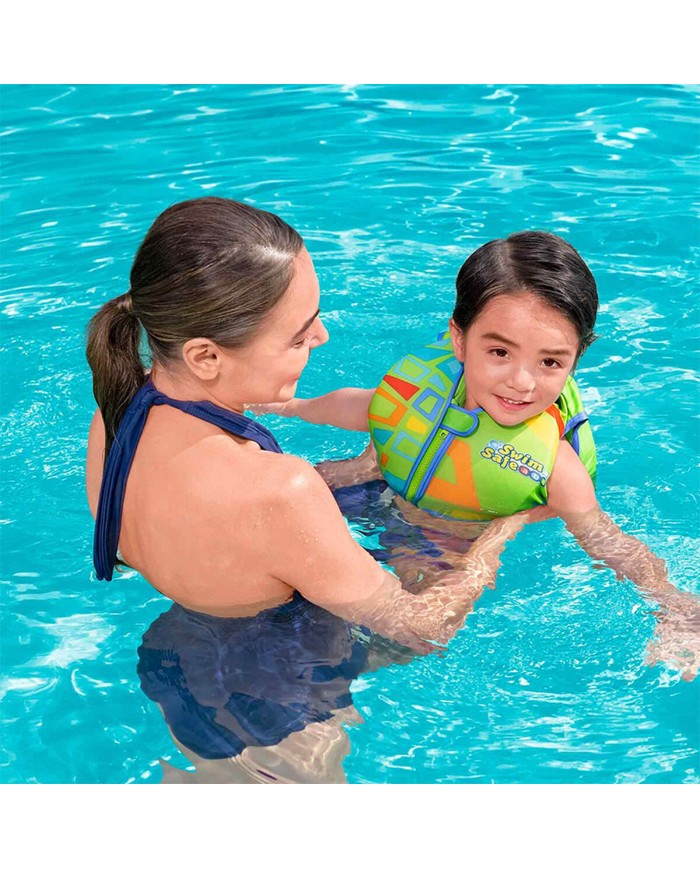 Bestway Tavola da Nuoto Stampata Bambini Colori Assortiti 42x32x3,5 cm +3-6 Anni Spiaggia e Piscina 32155