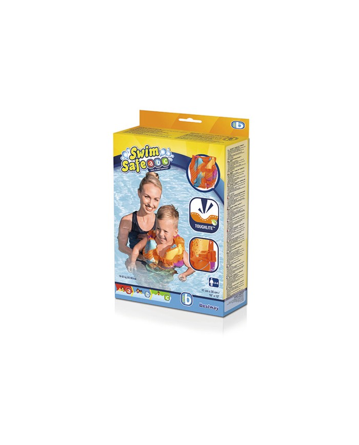 Bestway Manicotti Gonfiabili Tessuto Morbido Sicurezza Bambino Colori Assortiti UPF 50+ 38x14 cm +1 a 3 Anni Spiaggia e Piscina Bestway Manicotti Gonfiabili Tessuto Morbido Sicurezza Bambino Colori Assortiti UPF 50+ 38x14 cm +1 a 3 Anni Spiaggia e Piscina