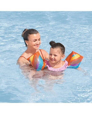 Bestway Manicotti Gonfiabili Tessuto Morbido Sicurezza Bambino Colori Assortiti UPF 50+ 38x16,5 cm +3-6 Anni Spiaggia e Piscina Bestway Manicotti Gonfiabili Tessuto Morbido Sicurezza Bambino Colori Assortiti UPF 50+ 38x16,5 cm +3-6 Anni Spiaggia e Piscina