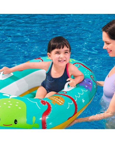 Bestway Manicotti Gonfiabili Decorati Sicurezza Bambino 25x15 cm +3 a 6 Anni Spiaggia e Piscina 32273