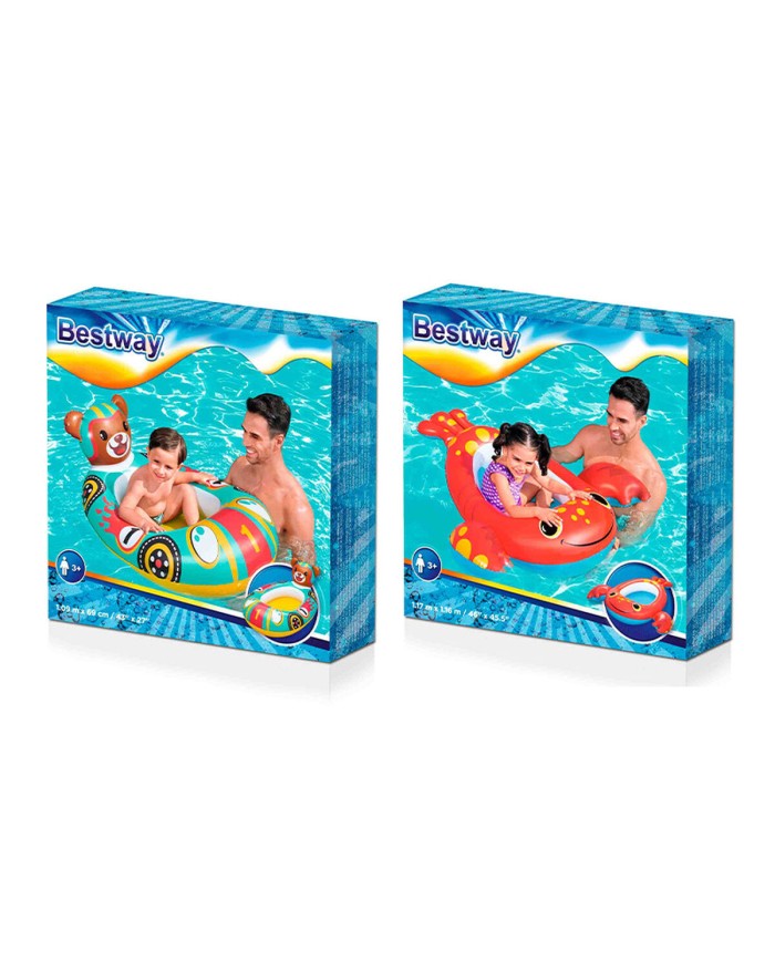 Bestway Barca Gonfiabile per Bambini Volpe 94x66 cm +3 Anni Spiaggia e Piscina 34168 Bestway Barca Gonfiabile per Bambini Volpe 94x66 cm +3 Anni Spiaggia e Piscina 34168