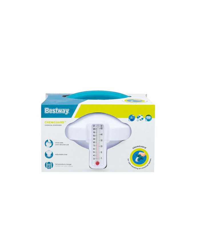 Distributore di Cloro Bestway 11 x 11 x 16 cm Termometro Grande