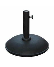 Marbueno Base Ombrellone Rotonda Cemento 36x29,5 cm 11KG Bianco Giardino e Terrazza
