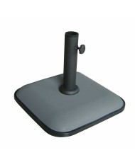 Marbueno Base Ombrellone Rotonda Cemento 50x37 cm 25KG Bianco Giardino, Piscina, Terrazza