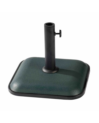 Marbueno Base Ombrellone Quadrato Cemento 35X35X5,2 cm 11KG Verde Giardino 10456