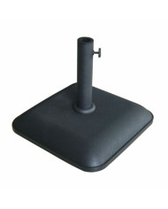 Marbueno Base Ombrellone Quadrato Cemento 45X45X7,3 cm 25KG Nero Giardino 10458