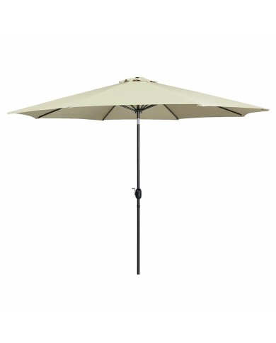 Marbueno Ombrellone Acciaio 8 Stecche D270 cm Poliestere Beige Giardino 10483 Marbueno Ombrellone Acciaio 8 Stecche D270 cm Poliestere Beige Giardino 10483