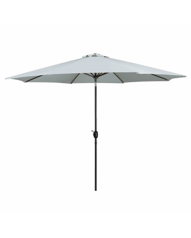 Marbueno Ombrellone Acciaio 8 Stecche D300 cm Poliestere Bianco Giardino Piscina 10487 Marbueno Ombrellone Acciaio 8 Stecche D300 cm Poliestere Bianco Giardino Piscina 10487
