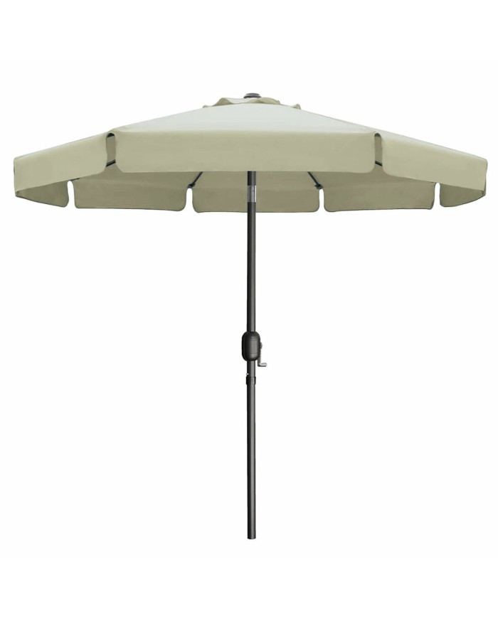 Marbueno Ombrellone Acciaio 8 Stecche D300 cm Poliestere Beige Giardino, Piscina 10490 Marbueno Ombrellone Acciaio 8 Stecche D300 cm Poliestere Beige Giardino, Piscina 10490