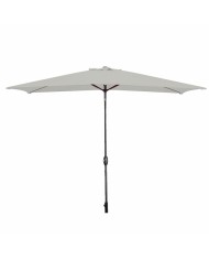Marbueno Ombrellone Acciaio 8 Stecche 200x300 cm Poliestere Beige Giardino, Piscina