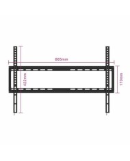 Supporto TV Ewent EW1503 37"-70" 35 kg Supporto TV Ewent EW1503 37"-70" 35 kg