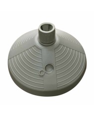 Marbueno Base Ombrellone Plastica 45x45x14 cm 20L Bianco Giardino, Piscina, Terrazza