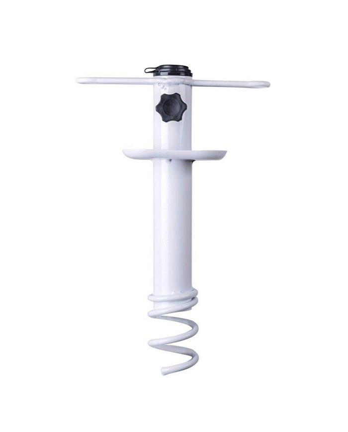 Marbueno Pincho Parasol Succion Acciaio Bianco 35,5x15x6 cm Spiaggia e Giardino Marbueno Pincho Parasol Succion Acciaio Bianco 35,5x15x6 cm Spiaggia e Giardino
