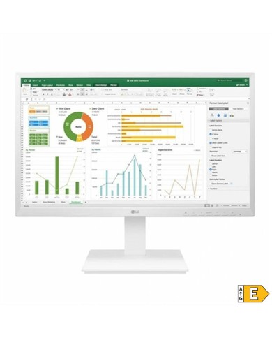 Monitor Gaming LG 27BK55YP-W Full HD 27" Bianco Monitor Gaming LG 27BK55YP-W Full HD 27" Bianco