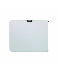 Marbueno Tavolo Pieghevole Resina Bianco 180X74X74 cm Catering, Spiaggia e Camping
