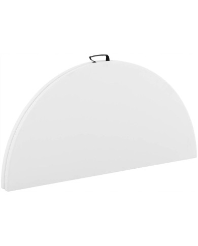 Marbueno Tavolo Pieghevole Resina Bianco D.122x74 cm Catering, Spiaggia e Campeggio Marbueno Tavolo Pieghevole Resina Bianco D.122x74 cm Catering, Spiaggia e Campeggio
