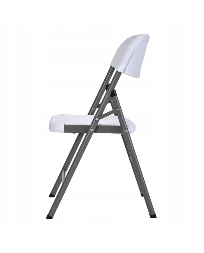 Marbueno Sedia Pieghevole Resina Bianca 44x53x83 cm Catering, Spiaggia e Campeggio 10531 Marbueno Sedia Pieghevole Resina Bianca 44x53x83 cm Catering, Spiaggia e Campeggio 10531
