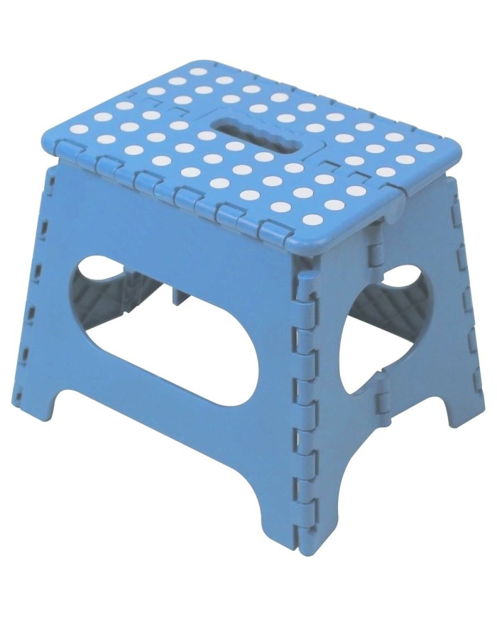 Marbueno Taburete Pieghevole Plastica Colore Misto 33x26,5x27 cm Giardino 10534