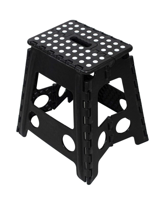 Marbueno - Taburete Pieghevole Plastica - Colori Assortiti 39x33,5x39 cm Giardino 10535