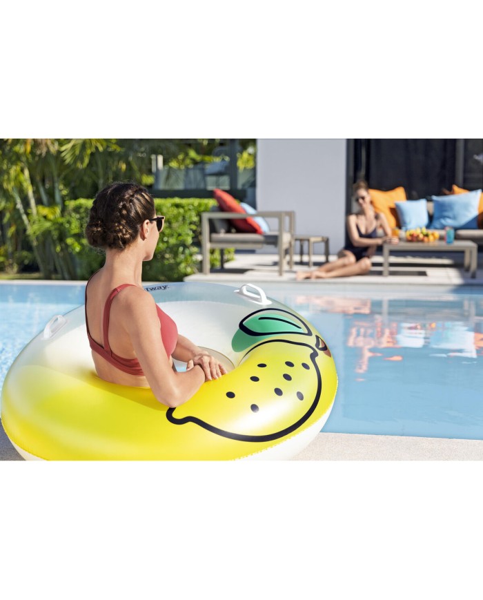 Bestway Flotatore Gonfiabile con Maniglie Jungla D114 cm +12 Anni Spiaggia Piscina
