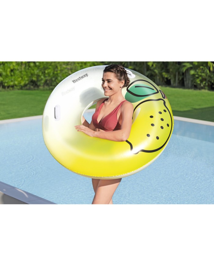 Bestway Flotatore Gonfiabile con Maniglie Jungla D114 cm +12 Anni Spiaggia Piscina