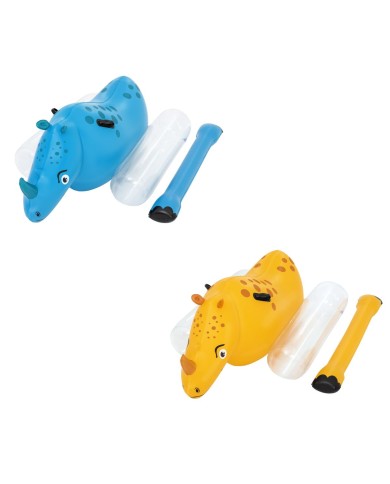 Bestway Gioco Flottante Lotta di Rinoceronti 153x77 cm +3 Anni Piscina 41522