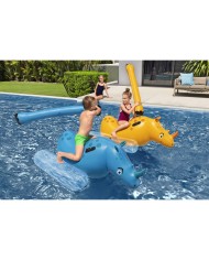 Bestway Gioco Flottante Lotta di Rinoceronti 153x77 cm +3 Anni Piscina 41522