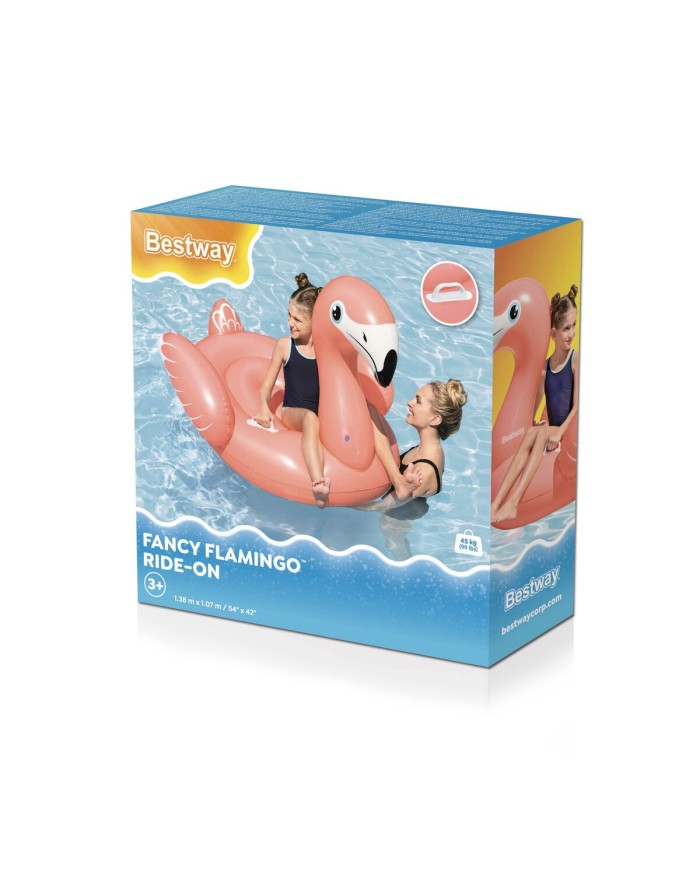Bestway Figura Gonfiabile Flamenco con Maniglie 138x107 cm +3 Anni Spiaggia e Piscina 41525 Bestway Figura Gonfiabile Flamenco con Maniglie 138x107 cm +3 Anni Spiaggia e Piscina 41525
