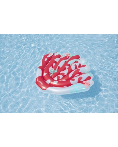 Bestway Materassino Gonfiabile Coral 186x153 cm Spiaggia e Piscina 43724 Bestway Materassino Gonfiabile Coral 186x153 cm Spiaggia e Piscina 43724