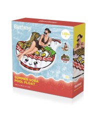Bestway Materassino Gonfiabile Ramen Bol 183x168 cm Spiaggia e Piscina 43841 Bestway Materassino Gonfiabile Ramen Bol 183x168 cm Spiaggia e Piscina 43841