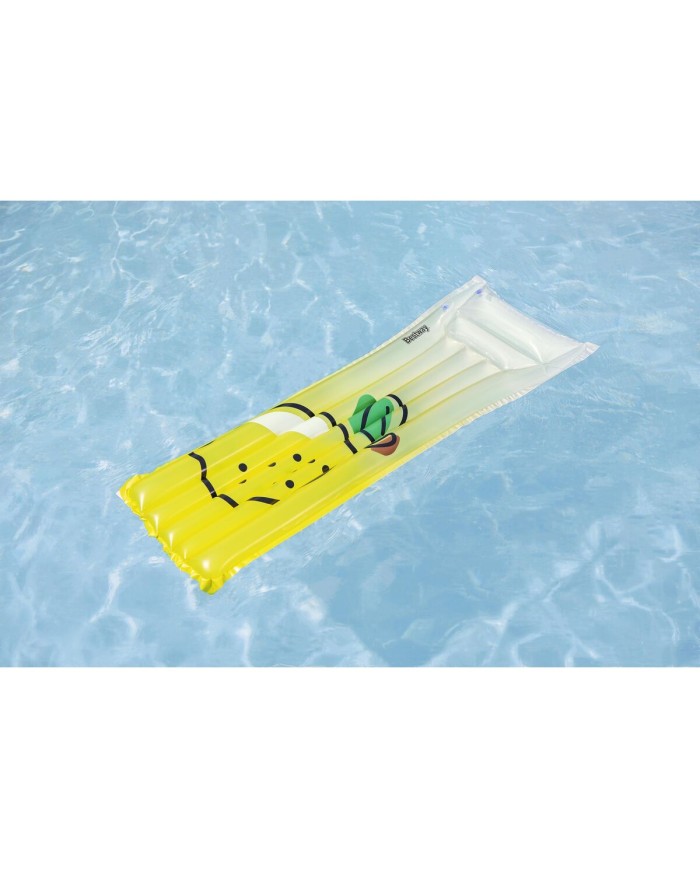 Bestway Materassino Gonfiabile Limone 183x69 cm Spiaggia e Piscina 44122
