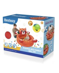 Bestway Piscina Bolas Gonfiabile Panda 107x94x58 cm +2 Anni Interno e Giardino 52702