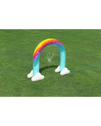 Bestway Aspersore Jumbo Arcobaleno 221x71x193 cm +2 Anni Giardino 52732