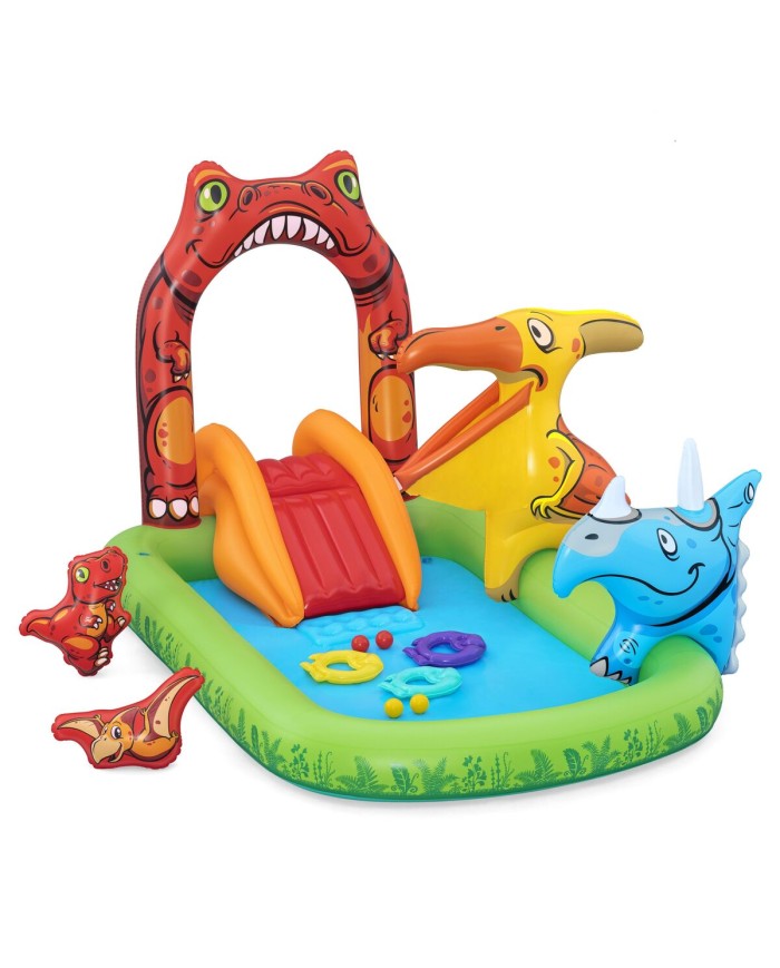 Bestway Piscina Gonfiabile Parco Giochi Dinosauri 241x140x137 cm +3-6 Anni 53160 Bestway Piscina Gonfiabile Parco Giochi Dinosauri 241x140x137 cm +3-6 Anni 53160