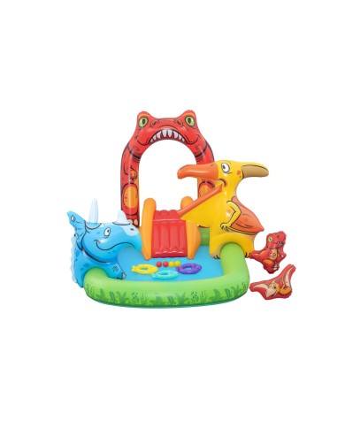 Bestway Piscina Gonfiabile Parco Giochi Dinosauri 241x140x137 cm +3-6 Anni 53160