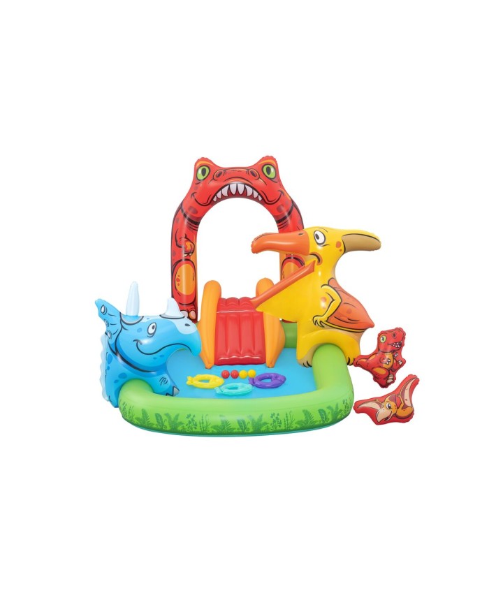 Bestway Piscina Gonfiabile Parco Giochi Dinosauri 241x140x137 cm +3-6 Anni 53160 Bestway Piscina Gonfiabile Parco Giochi Dinosauri 241x140x137 cm +3-6 Anni 53160