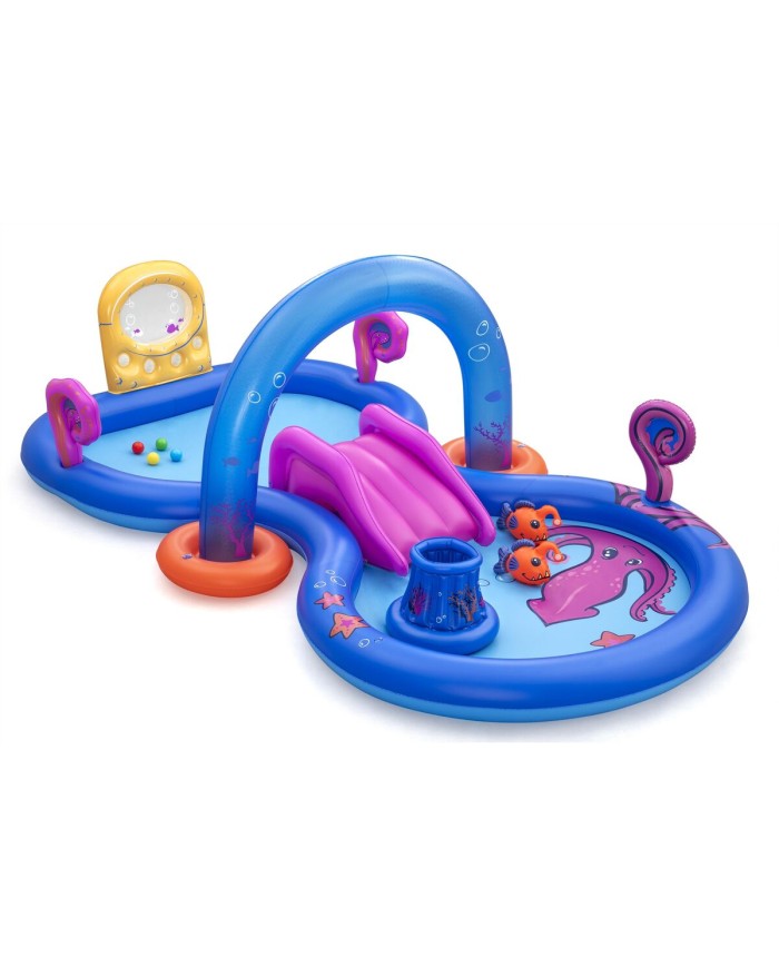Bestway Piscina Gonfiabile Parco Giochi Avventure Mare 330x188x117 cm +2 Anni 53167 Bestway Piscina Gonfiabile Parco Giochi Avventure Mare 330x188x117 cm +2 Anni 53167