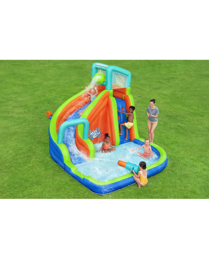 Bestway Piscina Parco Acquatico Gonfiabile 365x320x240 cm + 5 Anni Giardino 53408