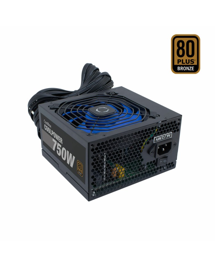 Fonte di Alimentazione CoolBox COO-FACPO-750 750 W 80 Plus Bronze Fonte di Alimentazione CoolBox COO-FACPO-750 750 W 80 Plus Bronze